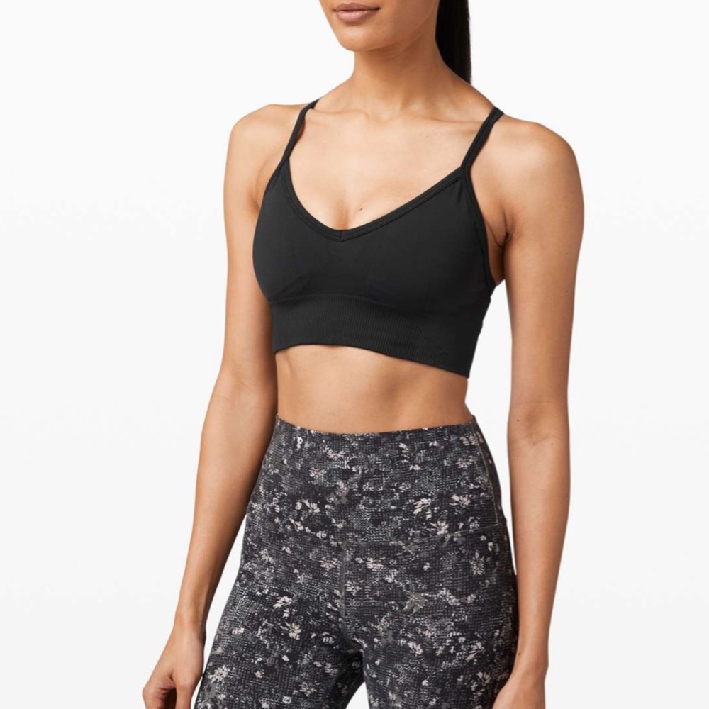 LULULEMON | Black Ebb To Street Sports Bra